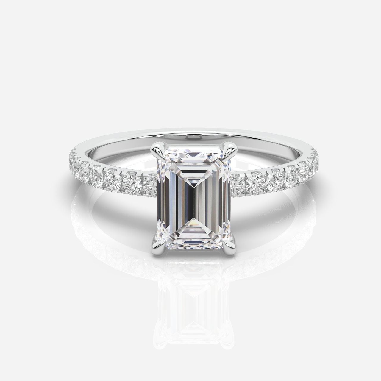 Juliette Diamond Band Emerald